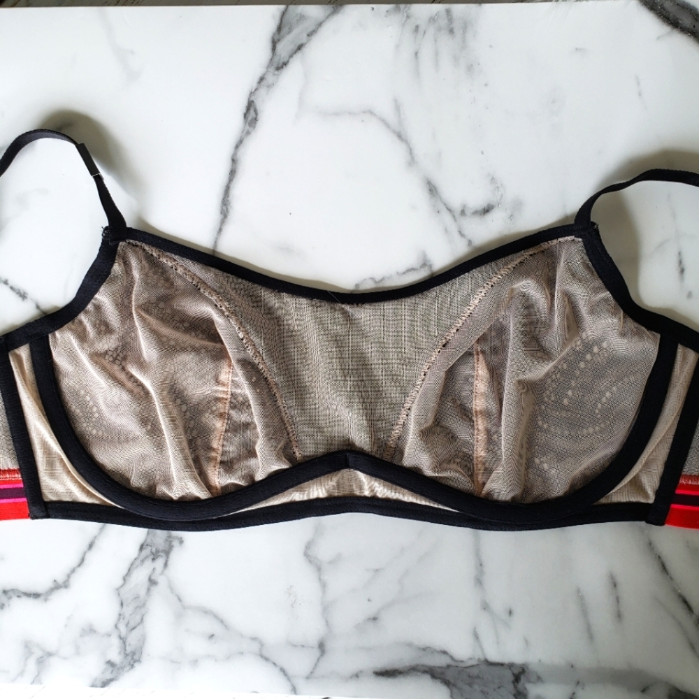 🆕️VICTORIA'S SECRET Black Lace Balconette Bra 36D - Picture 7 of 10